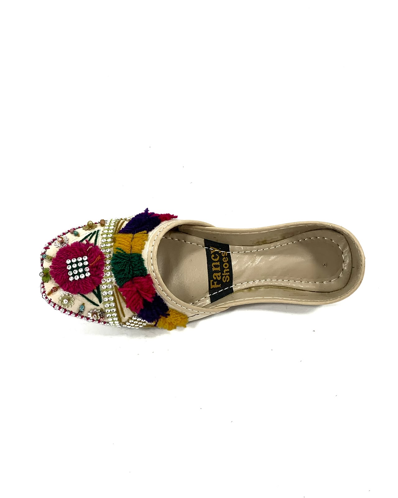 Colorful Embroidered Kids Khussa for Girls - online in Pakistan