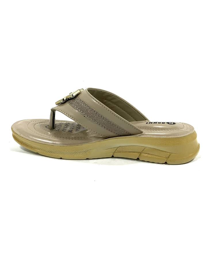 Ladies Comfort Slippers with Thick PU Sole - online in Pakistan